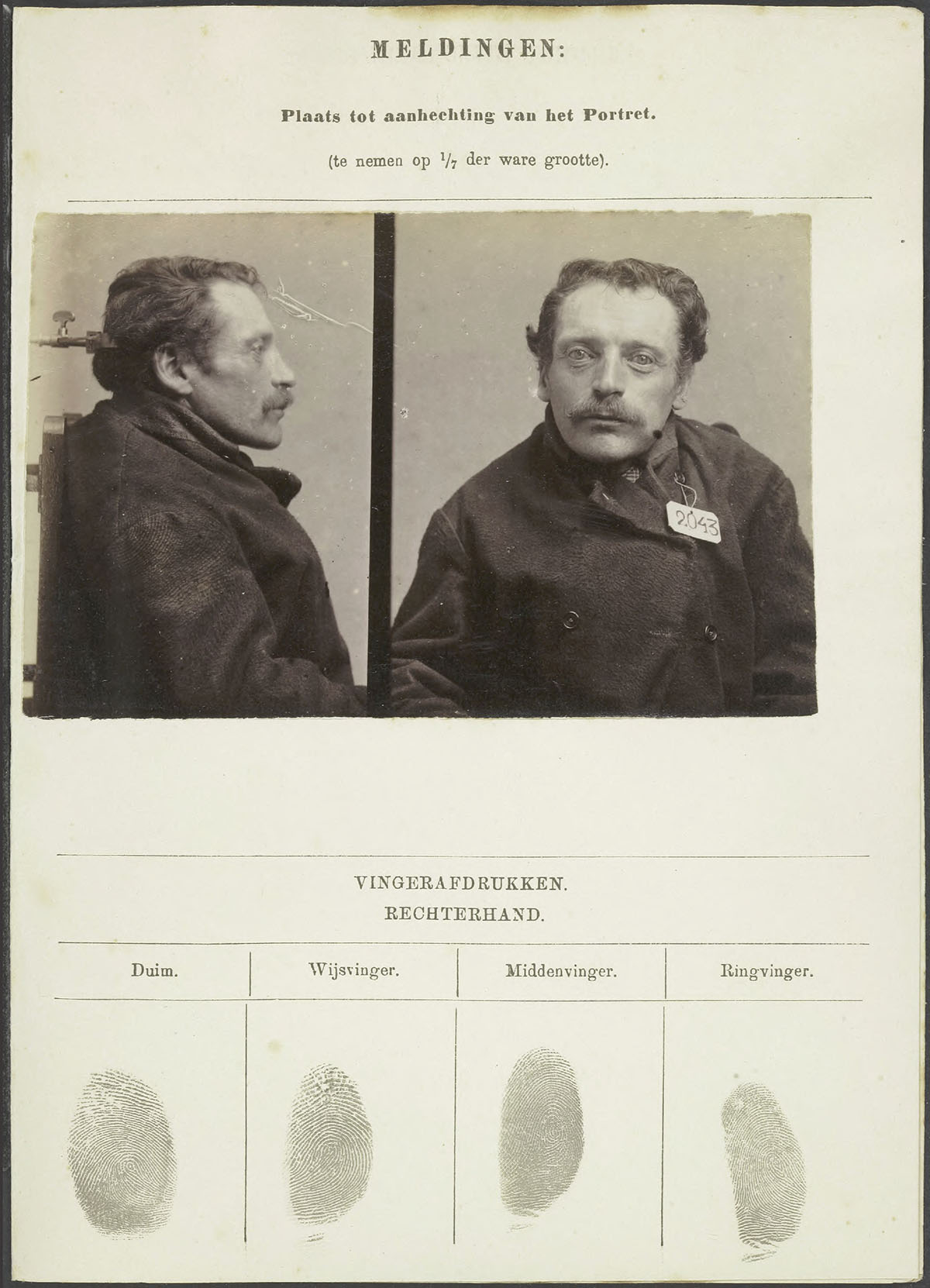 dossier Johannes Elderkamp foto’s  en vingerafdrukken 