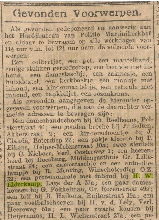 Hermannes vindt een portemonnee