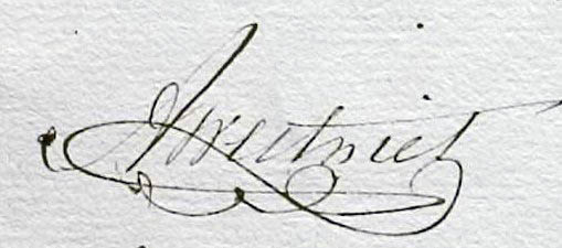 Abel Weetniets handtekening